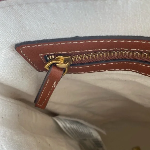 Mango Brown and Cream Women's Bag - Picture 9 of 13